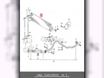 Car Parts - Audi  Q7  - Cooling and heating system  -Part Number: 7L0317021C