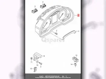 Car Parts - Audi  A4  - Interior Parts  -Part Number: 8E0920900HX