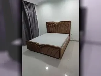 Beds - Pan Emirates  - King  - Brown  - Mattress Included