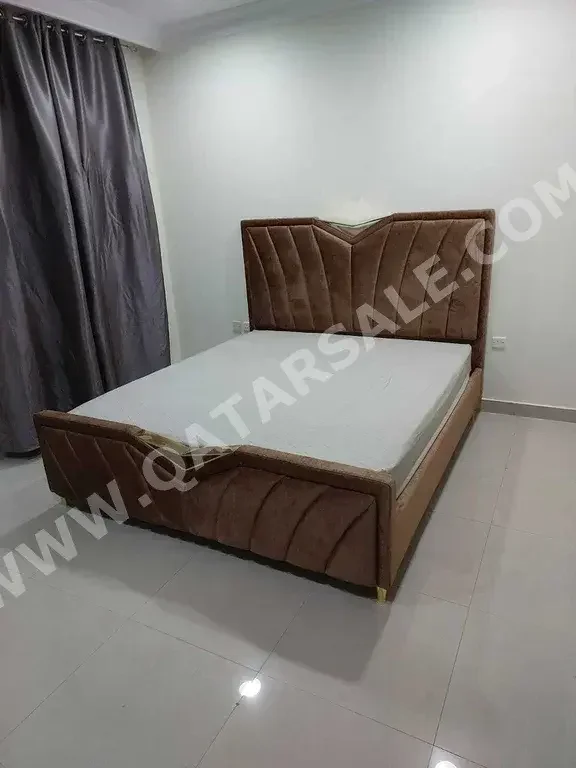  King Wood Pan Emirates Brown With Delivery With HeadBoard