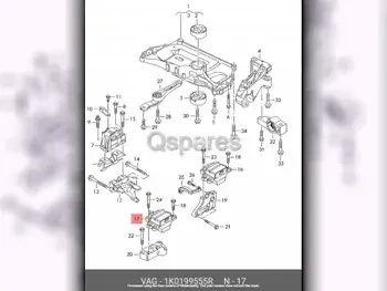 Car Parts - Volkswagen  Golf  - Transmission  -Part Number: 1K0199555R