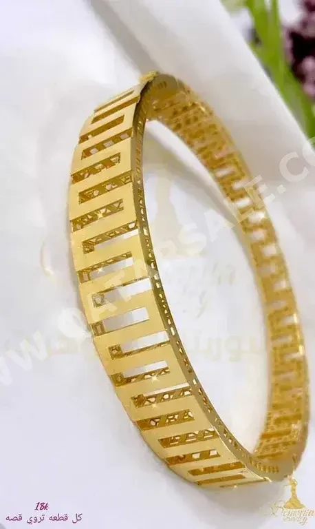 Gold Bracelet  Italy  Woman  By Weight  14.7 Gram  Yellow Gold  18k