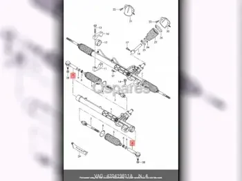 قطع غيار السيارات - اودي  آر 8  - التوجيه والتعليق  -رقم القطعة: 420419811A