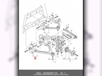 Car Parts - Audi  R8  - Body Parts & Mirrors  -Part Number: 420505311D