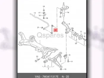 Car Parts - Volkswagen  Volkswagen  - Body Parts & Mirrors  -Part Number: 7M3411317E