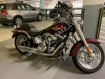 Harley Davidson  Fat Bob - Year 2015 - Color Red - Gear Type Manual -  Warranty - Mileage 2000 Km