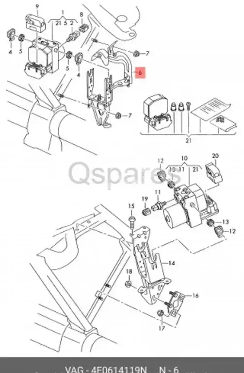 Car Parts - Audi  A8  - Body Parts & Mirrors  -Part Number: 4E0614119N