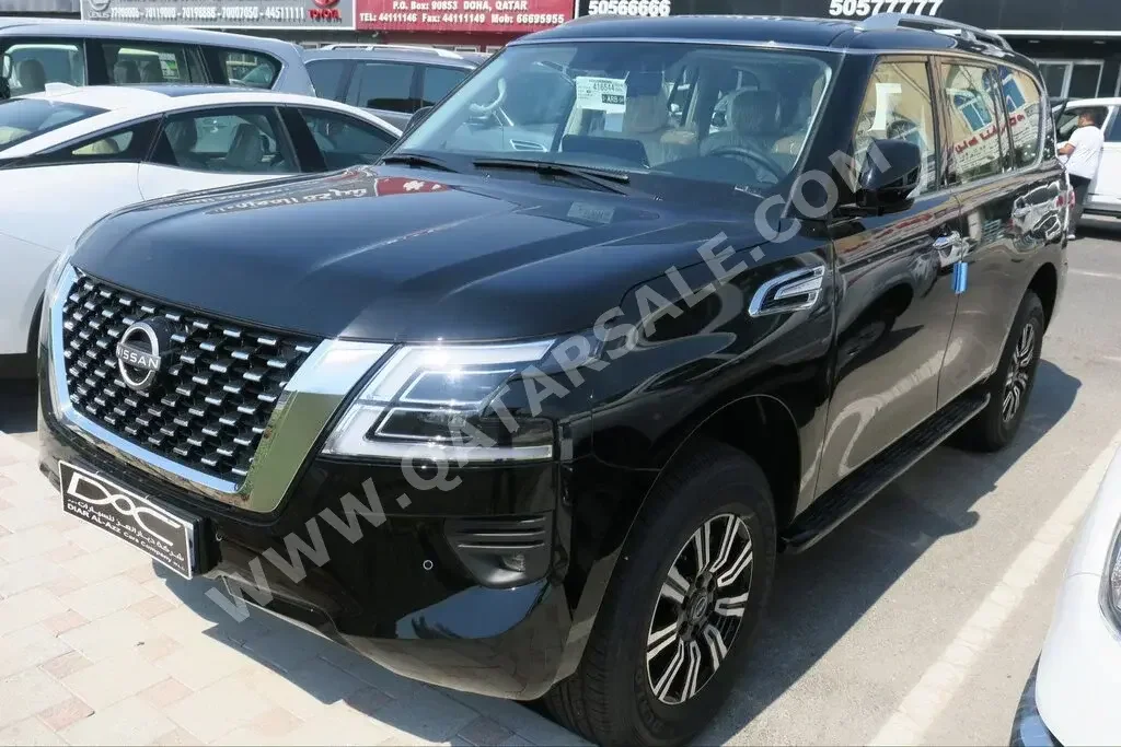  Nissan  Patrol  SE  2023  Automatic  0 Km  6 Cylinder  Four Wheel Drive (4WD)  SUV  Black  With Warranty