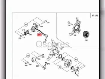 Car Parts - Mercedes-Benz  C-Class  - Drivetrain & Axles  -Part Number: A2043306611