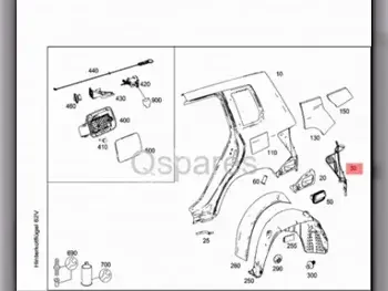 Car Parts - Mercedes-Benz  GLK-Class  -Part Number: A2046301289