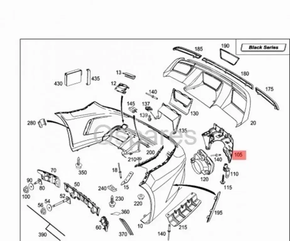 Car Parts - Mercedes-Benz  C-Class  -Part Number: A2048857714