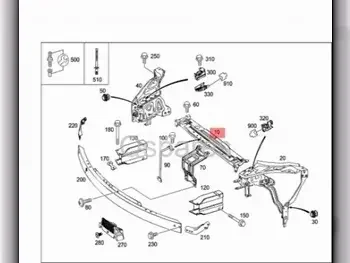 Car Parts - Mercedes-Benz  E-Class  - Radiators  & Cooling Fans  -Part Number: A2076200172