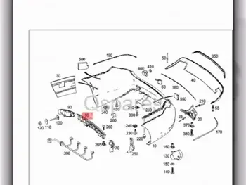 Car Parts - Mercedes-Benz  E-Class  - Body Parts & Mirrors  -Part Number: A2078850165