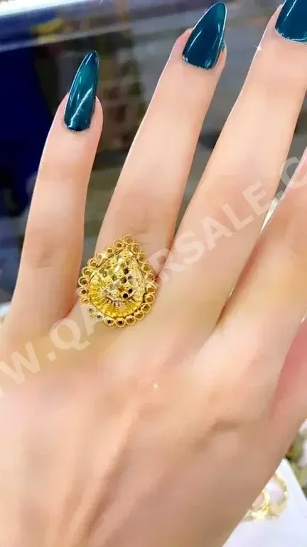 Gold Ring  Turkey  Woman  By Item ( Designers )  Yellow Gold  21k