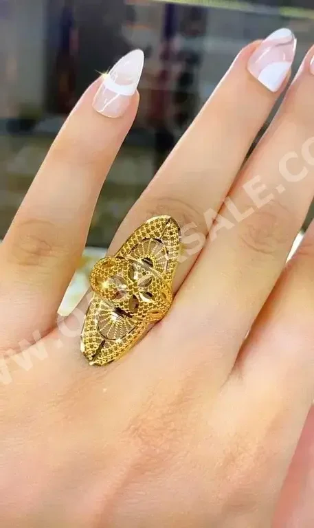 Gold Ring  Turkey  Woman  By Item ( Designers )  Yellow Gold  21k