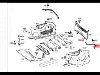 Car Parts - Mercedes-Benz  CLS-Class  - Body Parts & Mirrors  -Part Number: A2186931333