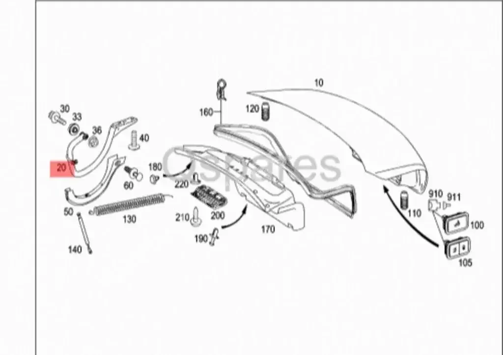 Car Parts - Mercedes-Benz  S-Class  -Part Number: A2217500228