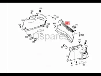 Car Parts - Mercedes-Benz  CLA-Class  - Body Parts & Mirrors  -Part Number: A11769051009051