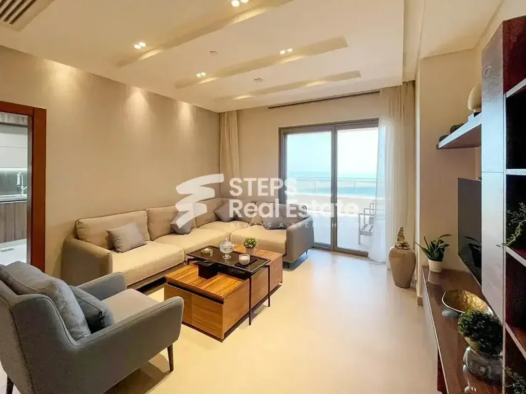 2 Bedrooms  Apartment  For Rent  in Lusail -  Marina District  Fully Furnished