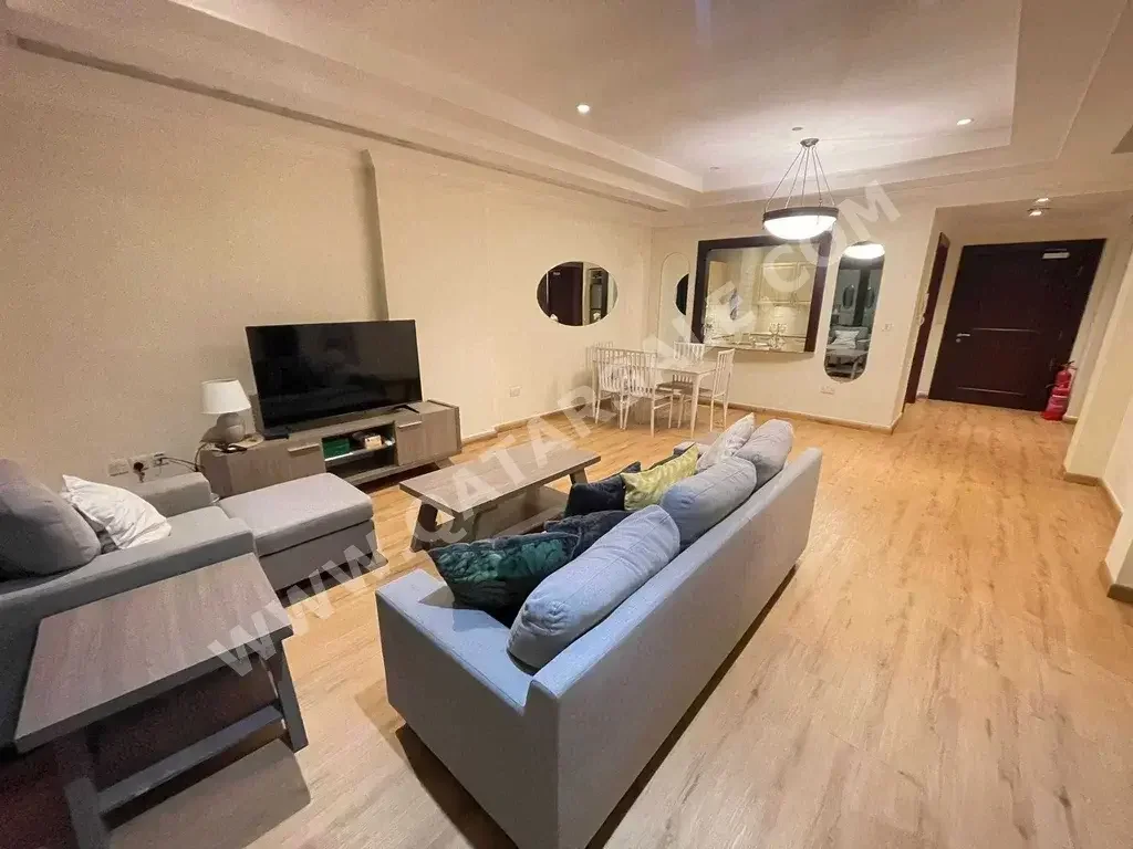 1 Bedrooms  Apartment  For Rent  in Doha -  The Pearl  Fully Furnished