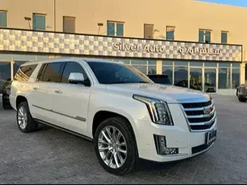 Cadillac  Escalade  2019  Automatic  105,000 Km  8 Cylinder  Four Wheel Drive (4WD)  SUV  White  With Warranty