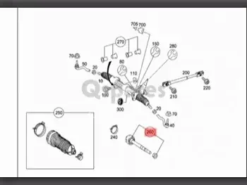 Car Parts - Mercedes-Benz  ML-Class  - Steering and Suspension  -Part Number: A1644600005