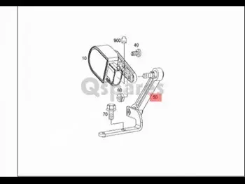 قطع غيار السيارات - مرسيدس - بنز  ام ال - كلاس  -رقم القطعة: A1663201032