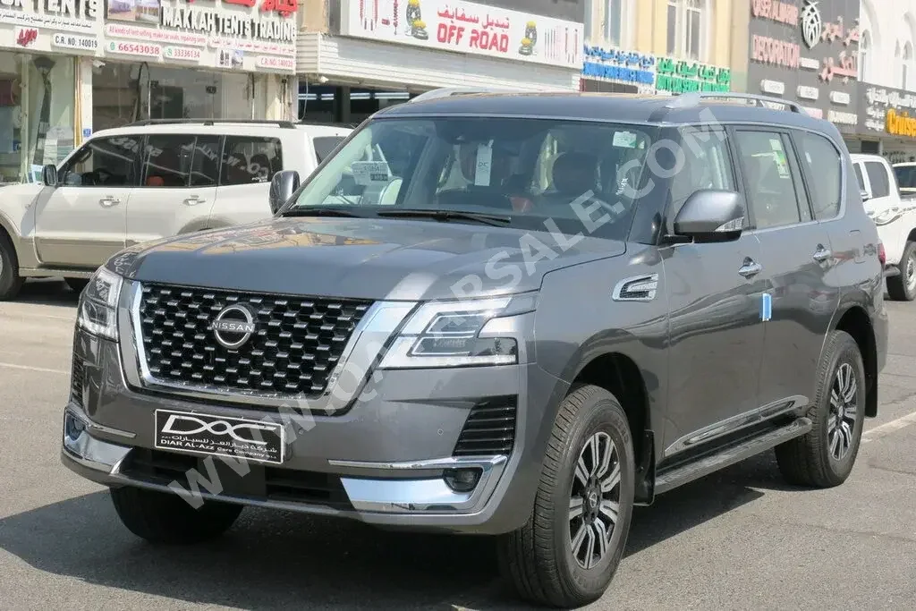 Nissan  Patrol  Titanium  2023  Automatic  0 Km  6 Cylinder  Four Wheel Drive (4WD)  SUV  Gray  With Warranty