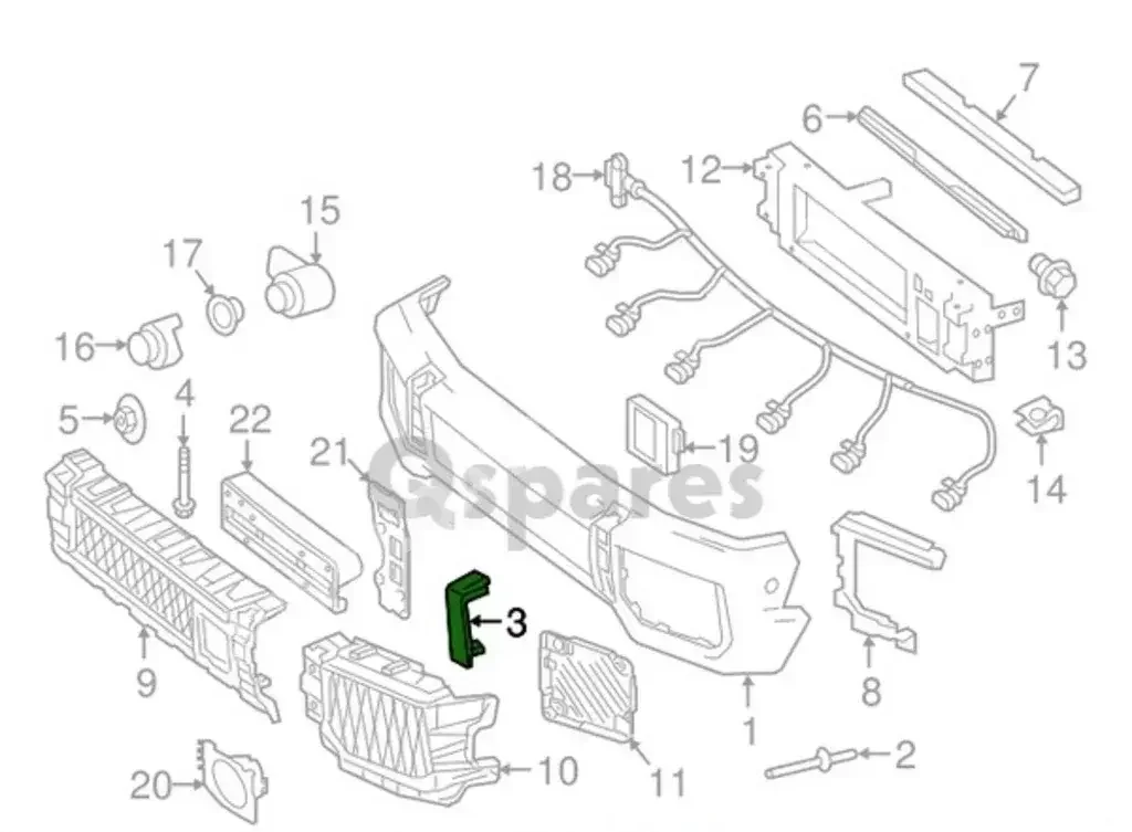 Car Parts - Mercedes-Benz  G-Class  -Part Number: A4638850222