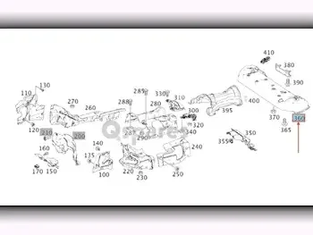 Car Parts - Mercedes-Benz  ML-Class  - Exhaust Systems  -Part Number: A1666823171