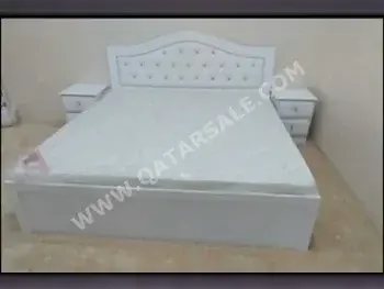 Beds - King  - White  - Mattress Included