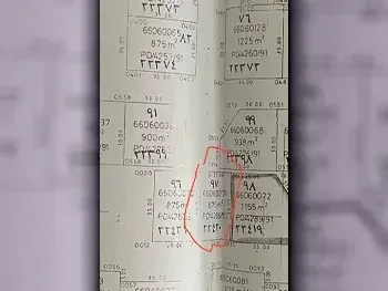 اراضي للبيع في الدوحة  - الدفنة  -المساحة 875 متر مربع
