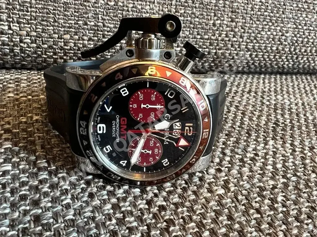 Watches - Graham  - Analogue Watches  - Black  - Men Watches