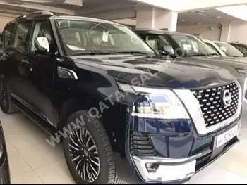 Nissan  Patrol  Platinum  2022  Automatic  0 Km  6 Cylinder  Four Wheel Drive (4WD)  SUV  Blue  With Warranty