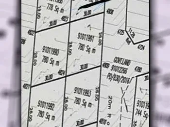 Lands For Sale in Al Wakrah  - Al Wukair  -Area Size 778 Square Meter