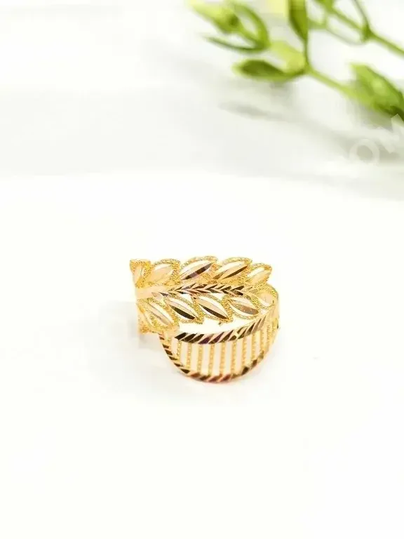 Gold Woman  Ring  By Item ( Designers )  Turkey  Yellow Gold  21k