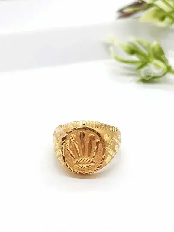 Gold Woman  Ring  By Item ( Designers )  Turkey  Yellow Gold  21k