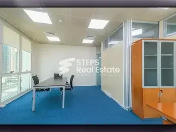 Commercial Offices - Fully Furnished  - Doha  - West Bay