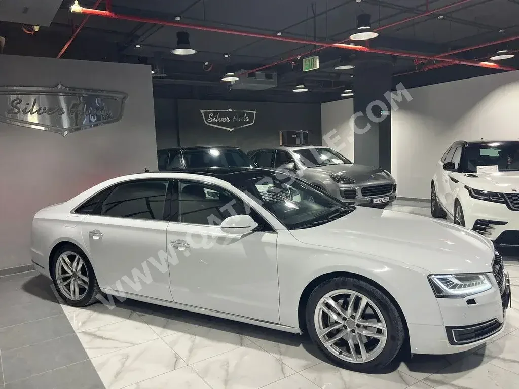 Audi  A8  2016  Automatic  98,000 Km  6 Cylinder  All Wheel Drive (AWD)  Sedan  White