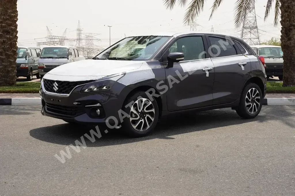 Suzuki  Baleno  2024  Automatic  0 Km  4 Cylinder  Front Wheel Drive (FWD)  Hatchback  Dark Gray  With Warranty