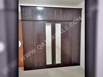 Wardrobes & Dressers - Doha Furniture  - Wardrobes  - Brown