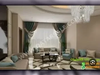 سكن عائلي  - نصف مفروشة  - الريان  - روضة الجهانية  - 7 غرف نوم