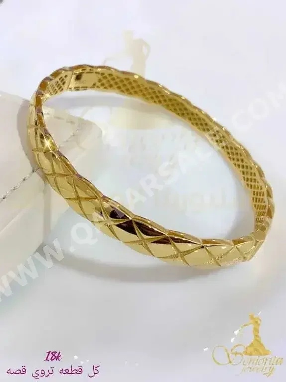 Gold Woman  Bracelet  By Weight  Italy  12.92 Gram  Yellow Gold  18k