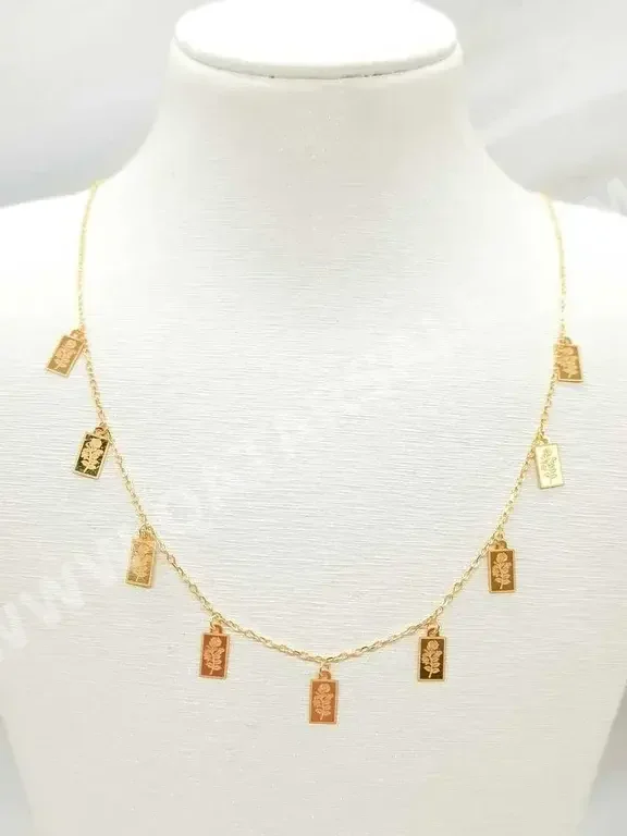 Gold Woman  Necklace  By Item ( Designers )  Turkey  Yellow Gold  21k