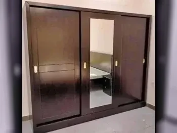 Wardrobes & Dressers - Doha Furniture  - Wardrobes  - Brown