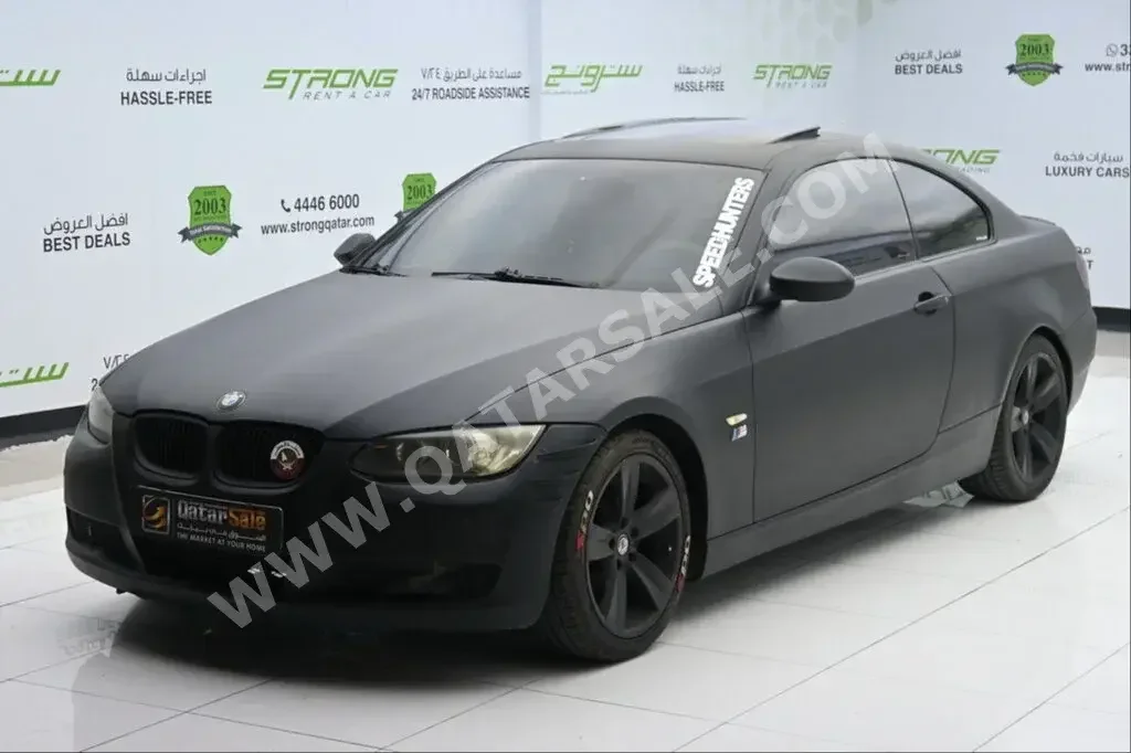 BMW 3-Series 330i Black Matte 2008 For Sale in Qatar