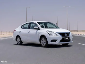 Nissan  Sunny  2019  Automatic  135,000 Km  4 Cylinder  Front Wheel Drive (FWD)  Sedan  White