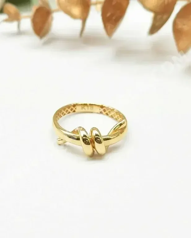 Gold Woman  Ring  By Item ( Designers )  Italy  Yellow Gold  18k