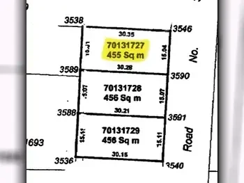 Lands For Sale in Al Daayen  - Al Sakhama  -Area Size 455 Square Meter