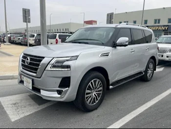 Nissan  Patrol  Platinum  2020  Automatic  7٬000 Km  6 Cylinder  Four Wheel Drive (4WD)  SUV  Silver  With Warranty